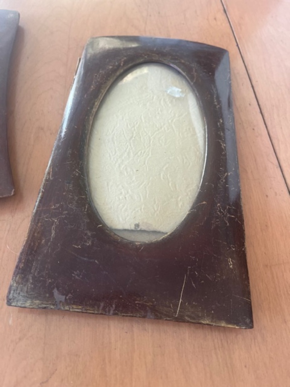 Pair of Antique  Art Nouveau Mahogany Wooden Frames - Picture 3 of 5